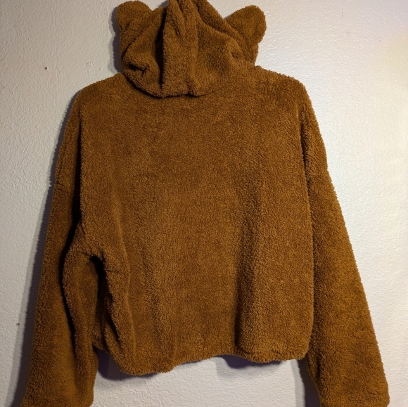 Xjboost Cozy Brown Teddy Bear Hoodie size medium - Picture 7 of 9